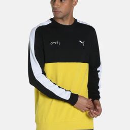 Puma x ONE8 Multicolor Regular Fit Cotton Sweatshirt-image-11