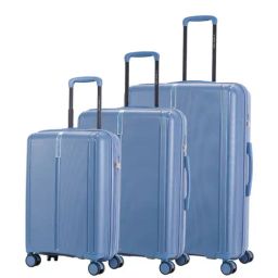 Nasher Miles The Line Hard-Sided Polypropylene Set of 3 Dark Blue Trolley Bags (55, 65 & 75 cm)-image-34