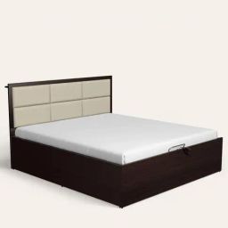 Godrej Interio Upmods Lind Engineered Wood Queen Hydraulic Bed - Cinnamon, Knock Down-image-25