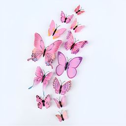 Asian royal Pink & Purple Printed Water Proof Wall Sticker-image-83