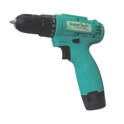 SuperTech 750 RPM 10 mm 2x1.5 mAh Cordless Screwdriver, STSD1-12V-25