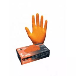Traffi XDURA Orange Powder-Free Nitrile Disposable Gloves Size- XXL, A-TD07-OR-XXL (Pack of 50 Pair)-image-8