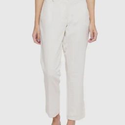 Fabindia White Regular Fit Pants-image-50
