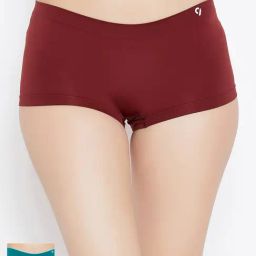 C9 Airwear Blue & Maroon Boy Shorts Panty (Pack Of 2)-image-82