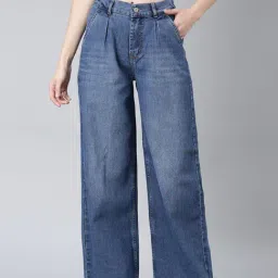 showoffff SHOWOFF Blue Denim Relaxed Fit Mid Rise Jeans-picture-37