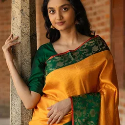 CANIZZARO Woven Design Zari Banarasi Saree-picture-40