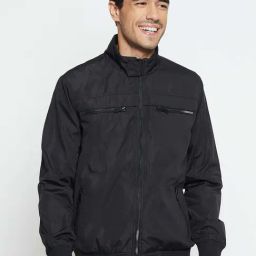 Cantabil Black Regular Fit Jacket-image-95