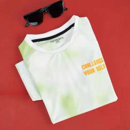 Pantaloons Junior White & Green Printed T-Shirt-picture-23