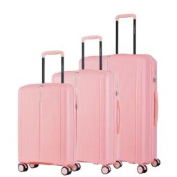 Nasher Miles The Line Hard-Sided Polypropylene Luggage Set of 3 Pink Trolley Bags (55, 65 & 75 cm)-image-107