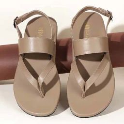Paaduks Men's Hiver Beige Back Strap Sandals-image-96