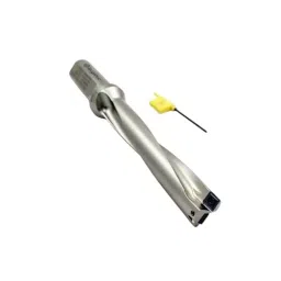 A.D INTERNATIONAL Indexable Insert U Drill Through Coolant 44 mm x 2D x 40 mm Weldon Shank with Free 10 Pcs Carbide Inserts, O7-GJ4V-9889 image 3