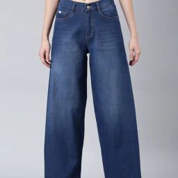 showoffff SHOWOFF Blue Denim Relaxed Fit Mid Rise Jeans-picture-25