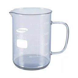 Omsons Germany 500 ml Clear Beakers with Handle 240H/2 Pack of 6 Pcs-10
