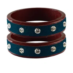 Vidhya Kangan Multi-Coloured Brass Bangles-image-70