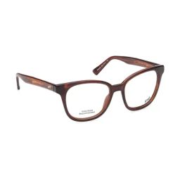 Web Eyewear Brown Square Eye Frames for Men image 4