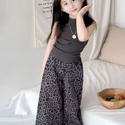 FOREVER FRIDAY Girls Pure Cotton Top With Trousers-image-26