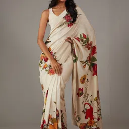 Moda Rapido Floral Poly Georgette Saree-42