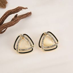 AGARWALPRODUCT Triangular Studs Earrings-1