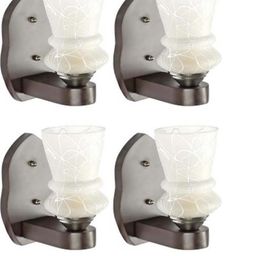 Somil Premium Designer Glass Wall / Night Lamp Elegant & Stylish Dcor Accent for Modern Interiors, color- White, Size:- 19.5 X 26 X 29 CM-image-23