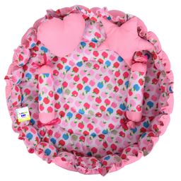 Toddylon Infant Born Baby Reversible Nest Bedding Set Sleeping Bed - Pink-13