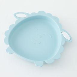 Silicone With Suction Based Plate For Baby Silicone Dish  - Blue-21