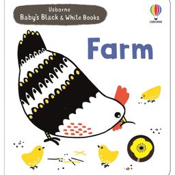 Usborne Baby's Black and White Books Farm - English-16