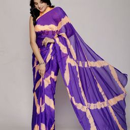 VL SAREES Bandhani Mukaish Pure Silk Designer Leheriya Saree-picture-0