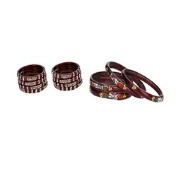 Somil Combo Glass Bangles For Women | Traditional Bangles Set | Daily, Festive & Party, Combo Of 2 Set, Maroon-image-56
