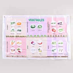 Woods for Dudes Play & Learn Vegetables Activity Mat - Multicolour image 4