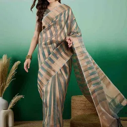 DIVASTRI Woven Design Saree With Blouse-image-24
