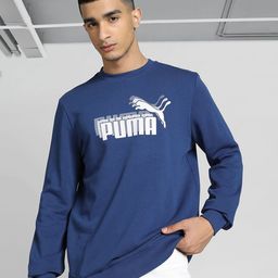 Puma Printed Cotton Crew-Neck Sweatshirt-image-65