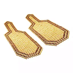 Auto Pearl WBS2P121 Polyester, Cotton Vehicle Seating Pad For Audi Q7 Beige, Brown, 2 pc-image-4