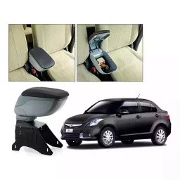 Auto Pearl BARM197 Premium Quality Grey Console Box For Car Armrest (Maruti, Swift Dzire)-image-90