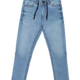 Peter England Boys Blue Solid Jeans-picture-36