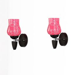 SOMIL Pink Glass Cylinder Wall Lamps-image-20