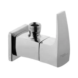 Hindware Avior Angular Stop Cock Brass Chrome Finish Silver, F520006-image-2
