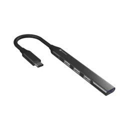 Portronics Mport 31C Grey 4 Port Grey Type-C Hub Mport 31C-41