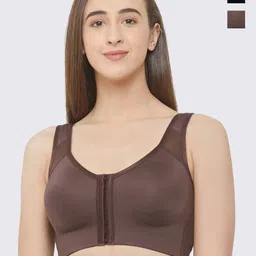 Soie Pack Of 2 Full Coverage Non Padded Everyday Bra With All Day Comfort-13