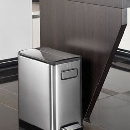 Obsessions High Quality Silver Stainless Steel Step Bin-41