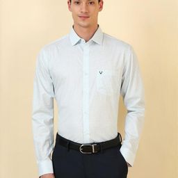 Allen Solly Men Ethnic Motifs Printed Spread Collar Pure Cotton Formal Shirt-picture-20
