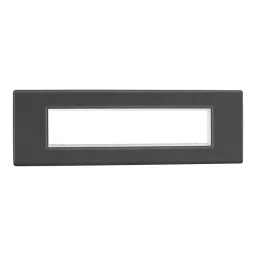 Legrand Cover Plate with Support Frame Allzy Matt Black 9 Module, 6813 18 (Pack of 5)-38