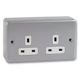 Honeywell Socket, Surface, 13A, 2Gang, K850ALM-12