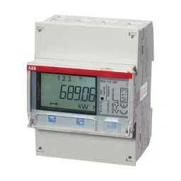ABB Energy Meter, 3-Ph, 380-415Vac, Din Rail, B23 112-100-9