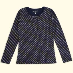 Pantaloons Junior Navy Cotton Printed Full Sleeves T-Shirt-image-97