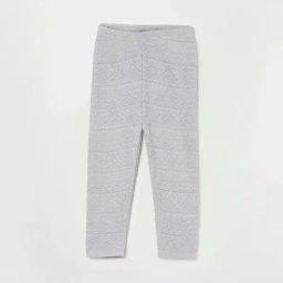 Juniors by Lifestyle Kids Grey Self Pattern Leggings-image-58