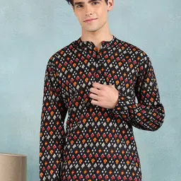 Anouk Men Cotton Ethnic Motifs Printed Kurta-picture-45