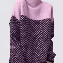 StyleCast Women Self Design Turtle Neck Pullover-11