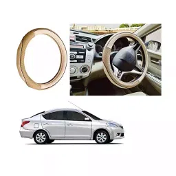 Auto Pearl Ring Type Car Steering Wheel Cover (Diamond Plus) Compatible with Sunny-30