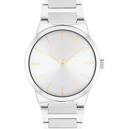 Calvin Klein Women Dial & Stainless Steel Bracelet Style Straps Analogue Watch 25100076-14
