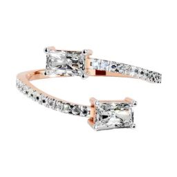 Sparkles Lab Grown Diamond 14k (585) Rose Gold Ring for Women-picture-24